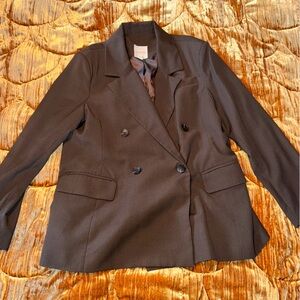 Avec les filles Brown women’s blazer size XL